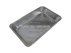 (50PCS/CTN)52*33*9CM  ALUMINUM FOIL TRAY(52*33*8CM)